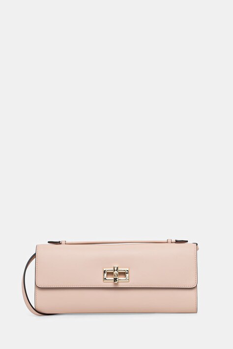 Furla kopertówka damska skórzana Clara Crossbody Clutch beżowa WE00841 AX0733 4655S