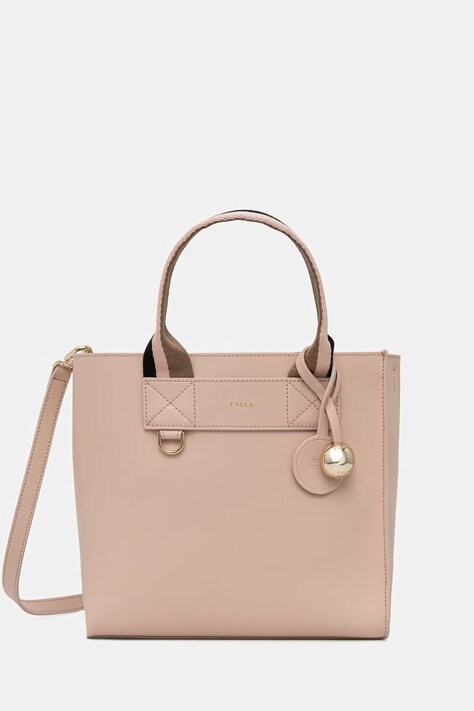 Furla torebka damska skórzana Divide It S Tote różowa WB02038 BX4467 4810S