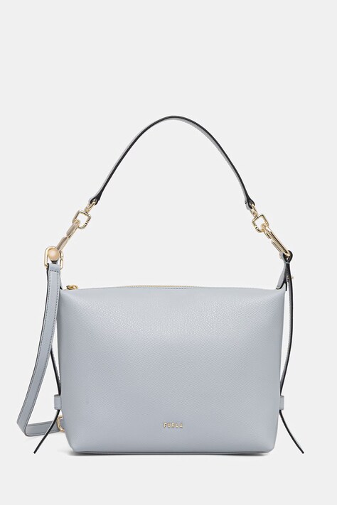 Furla torebka damska skórzana Tonie Mini Hobo niebieska WE00877 A 0023 AR300