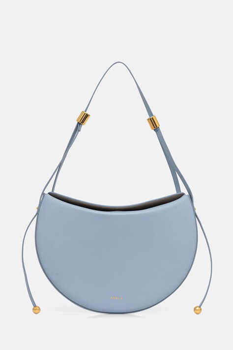 Furla сумочка для женщин кожаная Moonstone M Shoulder Bag голубая WB01868 BX3104 CDZ00