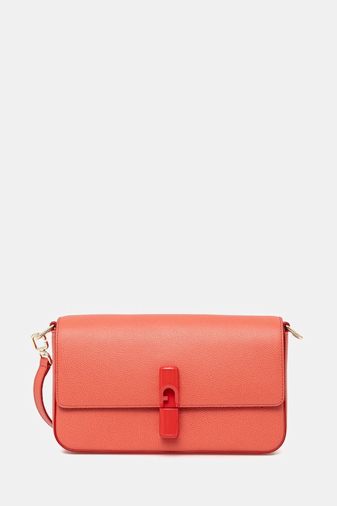 Furla torebka crossbody damska skórzana Iride S Crossbody pomarańczowa WB01826 ARE000 4477S