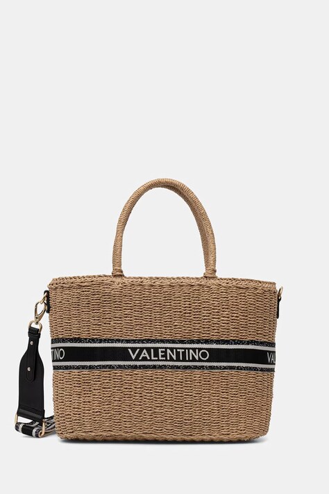 Valentino Bags torba plażowa damska BOHO beżowa VBGA0L01