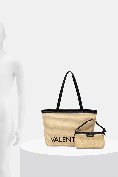Valentino Bags сумочка жіноча плетена MAIAM — SS26-TOD334, бежевий — фото 6