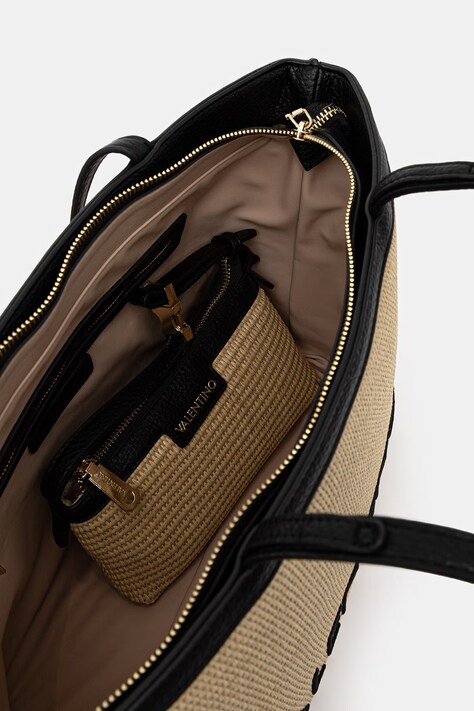 Valentino Bags сумочка жіноча плетена MAIAM — SS26-TOD334, бежевий — фото 5