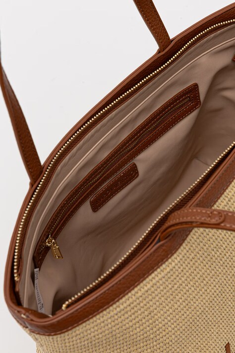 Valentino Bags сумочка жіноча плетена MAIAM — SS26-TOD334, бежевий — фото 6