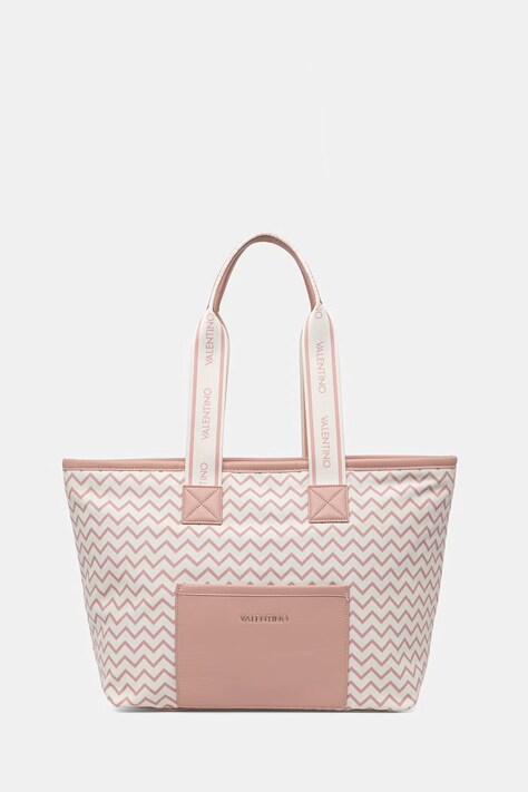 Valentino Bags torebka shopper damska ARMONIA różowa VBS9U201