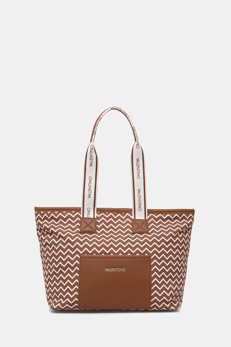Valentino Bags torebka shopper damska ARMONIA brązowa VBS9U201