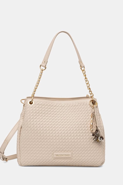 Valentino Bags torebka damska z imitacji skóry GEA beżowa VBS9UC02