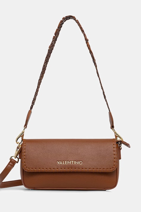 Valentino Bags torebka crossbody damska ALEKSANDRA brązowa VBS9W909