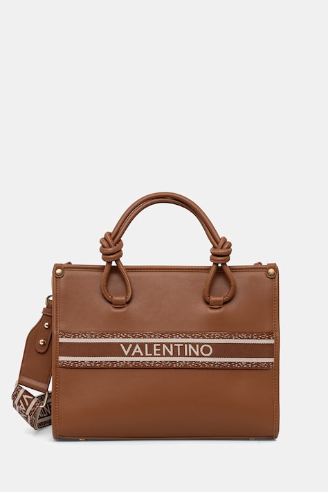 Valentino Bags torebka crossbody damska z imitacji skóry AELLA brązowa VBS9ZW04