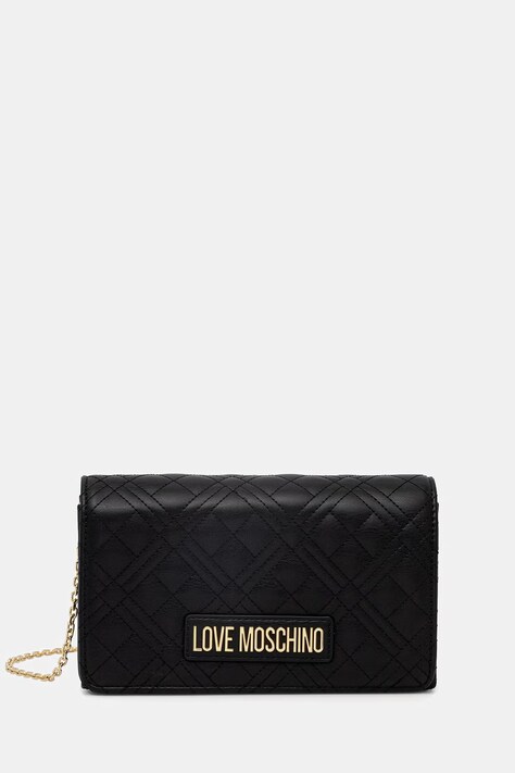 Love Moschino torebka damska z imitacji skóry czarna JC4079PP0OLA0000