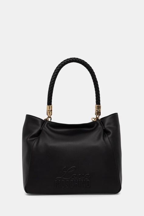 Love Moschino torebka damska z imitacji skóry czarna JC4225PP0OKA0000