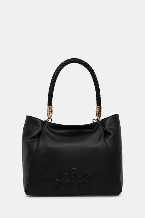 Love Moschino torebka damska z imitacji skóry czarna JC4225PP0OKA0000