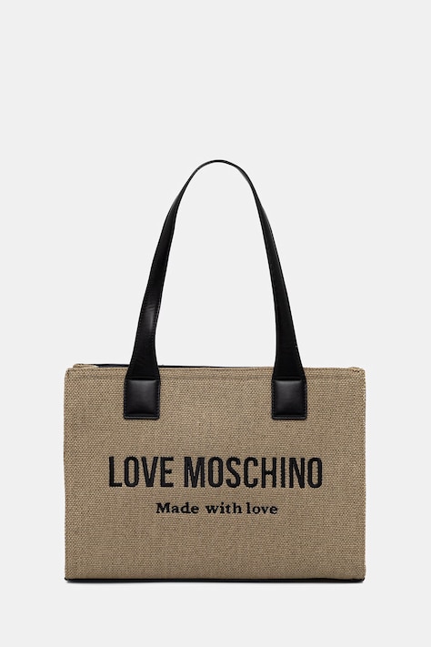 Love Moschino torebka shopper damska beżowa JC4227PP0OKB190A