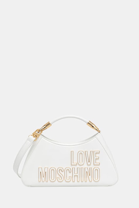 Love Moschino torebka damska z imitacji skóry biała JC4248PP0OKE110A