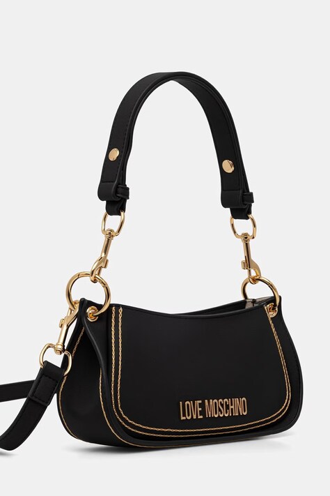Love Moschino сумочка жіноча зі штучної шкіри — SS26-TOD35C, чорний — фото 2