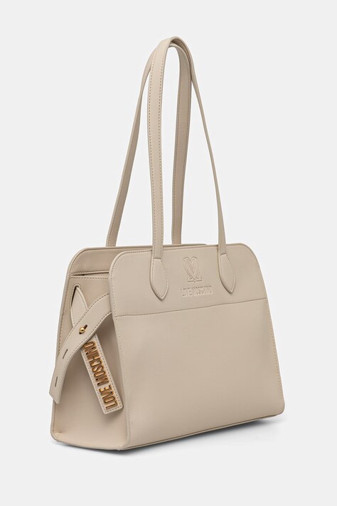 Love Moschino сумка-шопер жіноча зі штучної шкіри — SS26-TOD35K, бежевий — фото 2