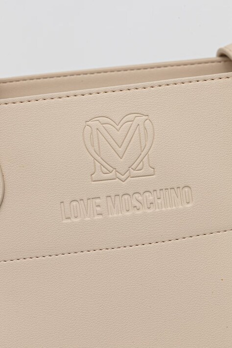 Love Moschino сумка-шопер жіноча зі штучної шкіри — SS26-TOD35K, бежевий — фото 4