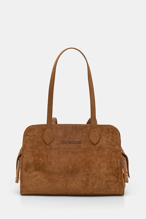 Love Moschino Torebka shopper damskie brązowa JC4272PP0OKJ0200