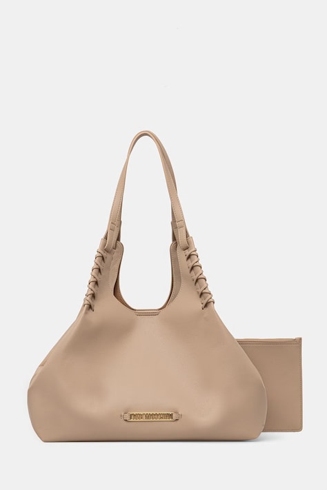 Love Moschino torebka shopper damska beżowa JC4297PP0OKL0209