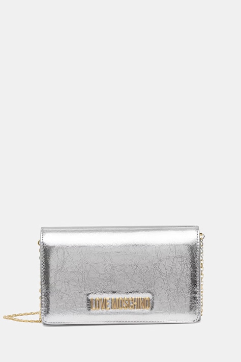 Love Moschino torebka crossbody damska srebrna JC4345PP0OKQ0902