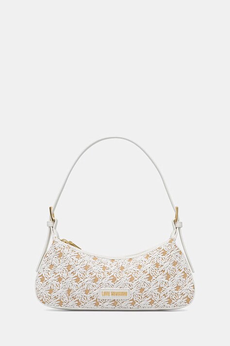 Love Moschino torebka damska z imitacji skóry biała JC4346PP0OKS110A