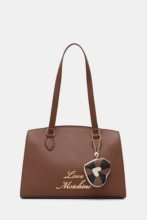 Love Moschino torebka shopper damska brązowa JC4276PP0OK1030A