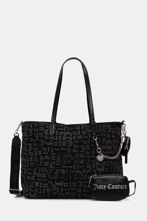 Juicy Couture torebka tote damska CAROL REVERSIBLE czarna BEJ2699A4WZC