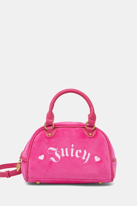 Juicy Couture torebka crossbody damska JANELLE VELVET różowa BEJ4J9961WZC