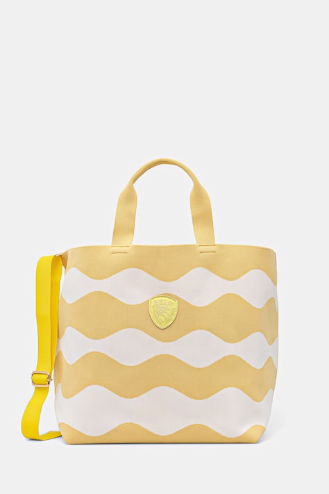 Blauer torebka shopper damska żółta BASKET01