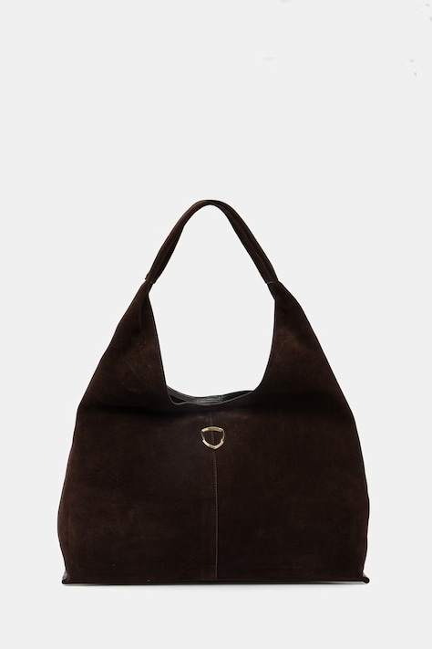 Blauer torebka shopper damska brązowa HINA01