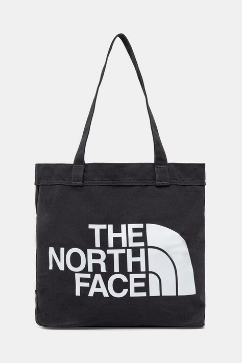 The North Face torebka tote damska bawełniana COTTON TOTE czarna NF0A3VWQKN61