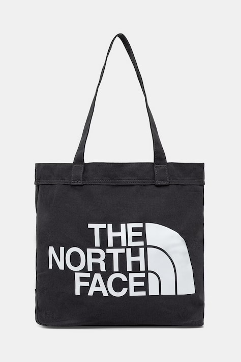 The North Face torebka tote damska bawełniana COTTON TOTE czarna NF0A3VWQKN61