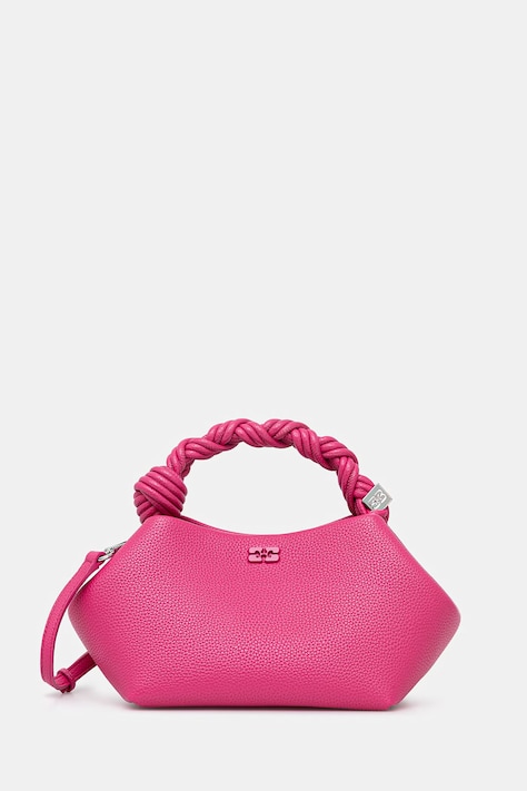 GANNI Bou Small torebka crossbody damska z imitacji skóry różowa B2100126