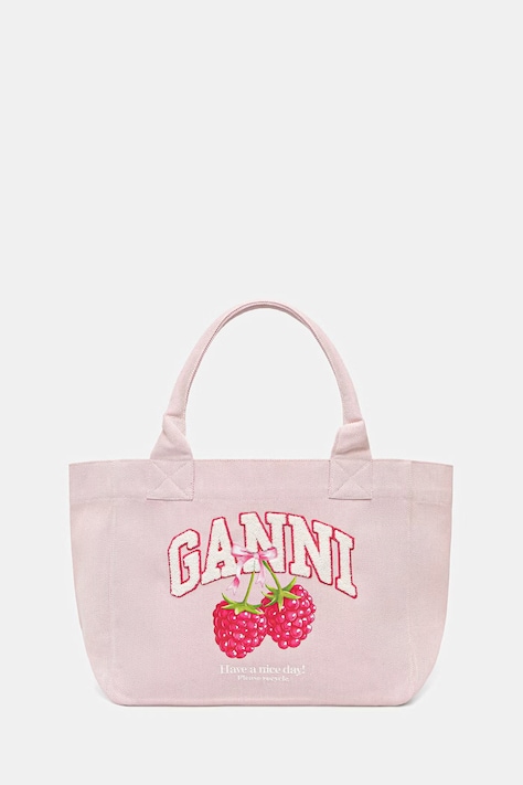 GANNI shopper bag Women's pink B2110087