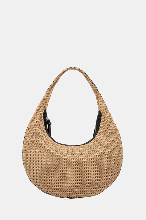 Sisley kabelka rogal dámska pletená béžová 6WUKWY06Q