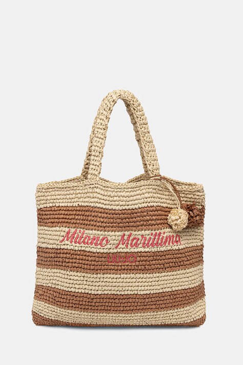 Liu Jo torba plażowa damska beżowa VA6197 A0006