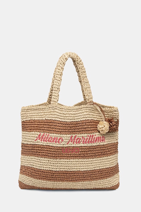 Liu Jo torba plażowa damska beżowa VA6197 A0006