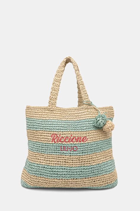 Liu Jo torba plażowa damska turkusowa VA6197 A0006