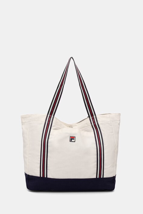 Fila torebka tote damska bawełniana CARLIANO beżowa FBU0178