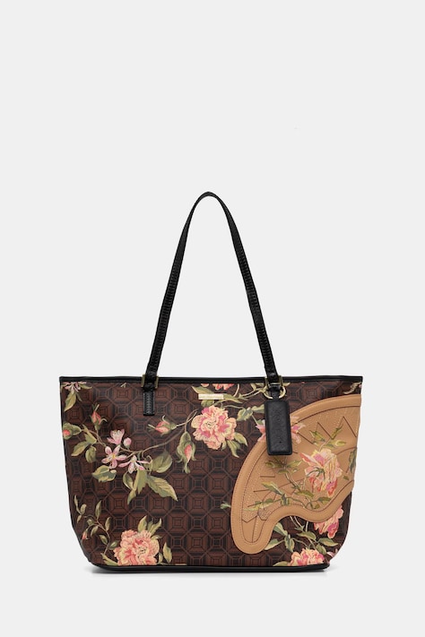 Sprayground Torebka shopper damska z imitacji skóry brązowa 910T8996NSZ