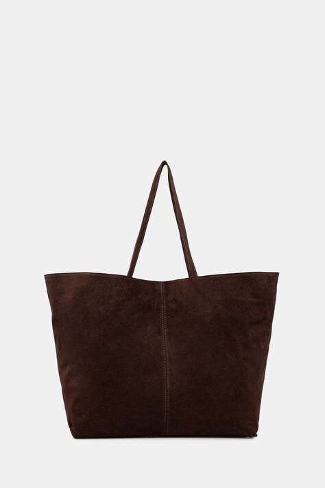 ViCOLO torebka tote damska zamszowa brązowa XAB0058