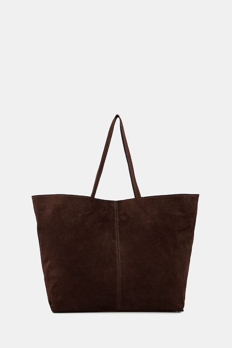 ViCOLO torebka tote damska zamszowa brązowa XAB0058
