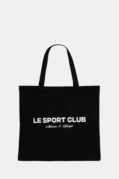 Le Privé torebka shopper damska bawełniana LE SHOPPER czarna LP00699