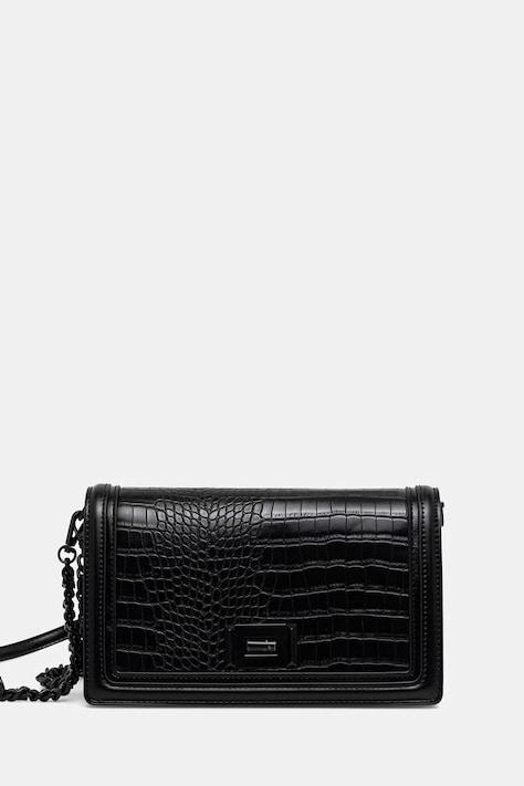 Aldo torebka crossbody damska z imitacji skóry VYVIIENNE czarna 14336906