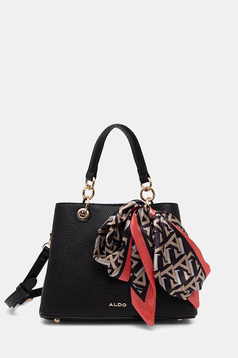 Aldo torebka crossbody damska z imitacji skóry TENTERDEN czarna 13613057