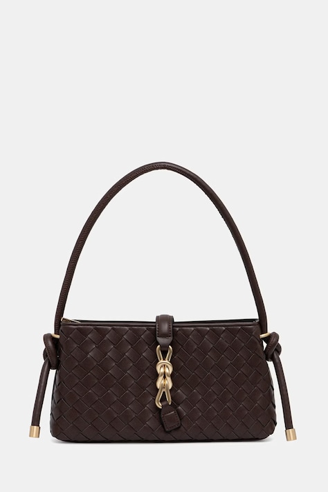 Aldo torebka hobo damska z imitacji skóry HUDA brązowa 14336962