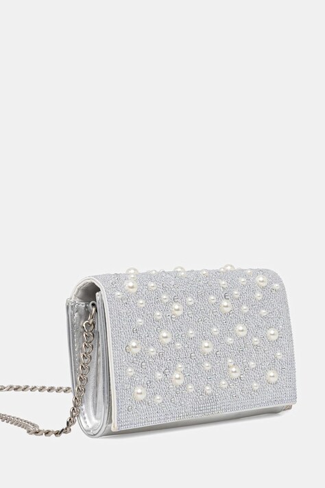 Steve Madden сумка крос-боді жіноча Beforever — SS26-TODZUY, срібний — фото 2