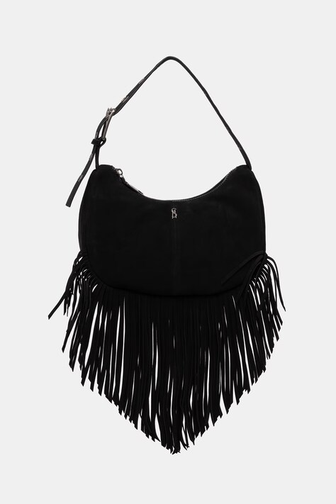 Steve Madden torebka damska zamszowa Bblaize czarna SM13002525