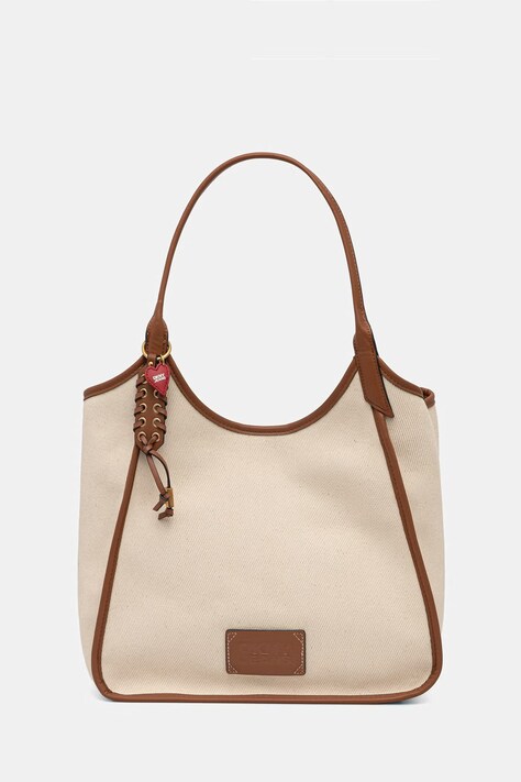 DKNY torebka shopper damska beżowa R61AYP82